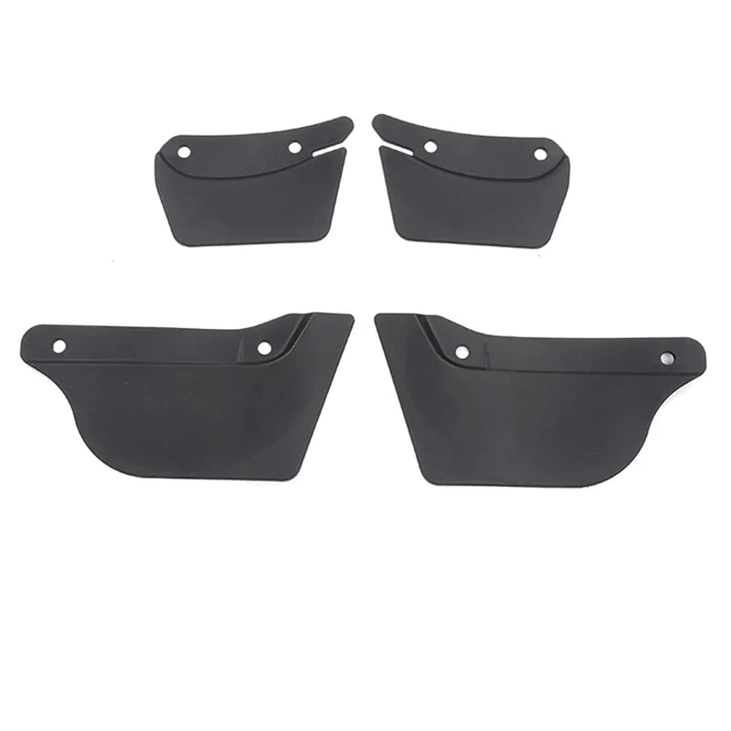 X-Auto Hidden Form Mud Flaps Kit for Tesla Model 3 & Model Y (2017-Present) – Custom TPE Splash Guards, Non-Drill Installation, All-Weather Protection
