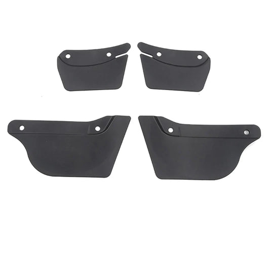 X-Auto Hidden Form Mud Flaps Kit for Tesla Model 3 & Model Y (2017-Present) – Custom TPE Splash Guards, Non-Drill Installation, All-Weather Protection