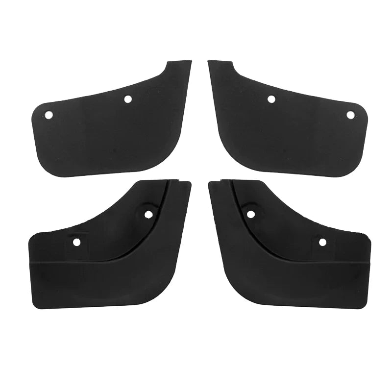 X-Auto Hidden Form Mud Flaps Kit for Tesla Model 3 & Model Y (2017-Present) – Custom TPE Splash Guards, Non-Drill Installation, All-Weather Protection