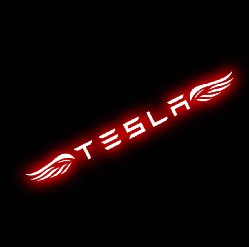 High Mount Brake Light Projection Board for Tesla Model 3 & Model Y (2017–Present) | X-Auto LED Brake Light Display Plate