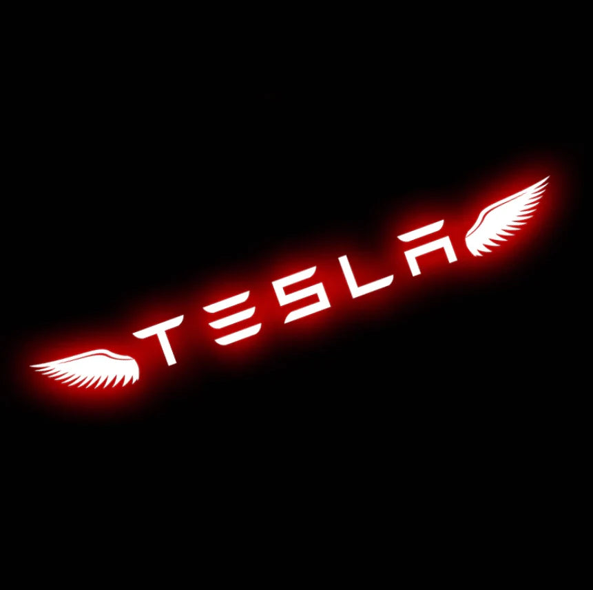 High Mount Brake Light Projection Board for Tesla Model 3 & Model Y (2017–Present) | X-Auto LED Brake Light Display Plate