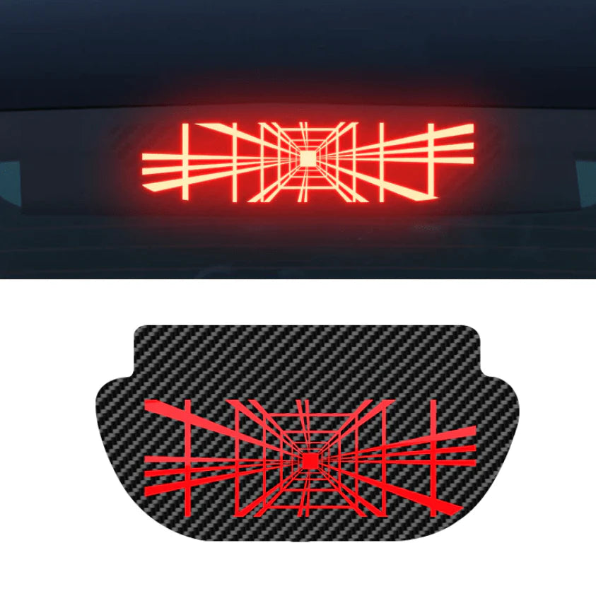 High Mount Brake Light Projection Board for Tesla Model 3 & Model Y (2017–Present) | X-Auto LED Brake Light Display Plate