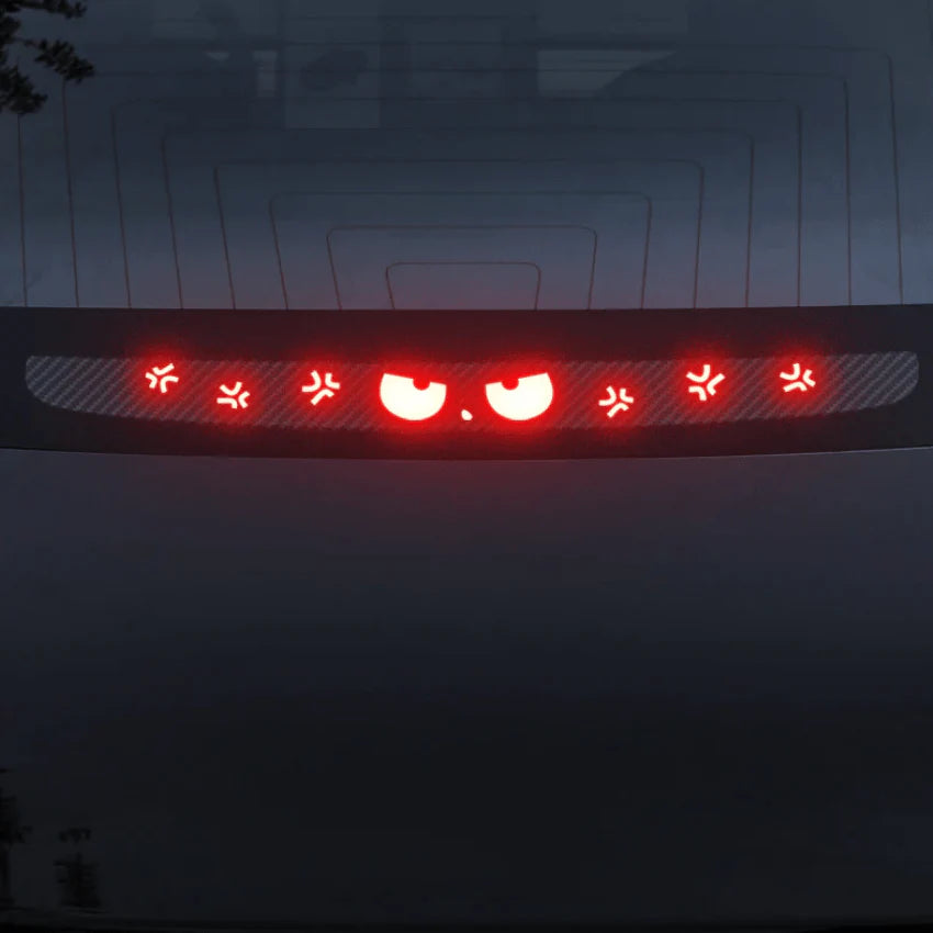 High Mount Brake Light Projection Board for Tesla Model 3 & Model Y (2017–Present) | X-Auto LED Brake Light Display Plate