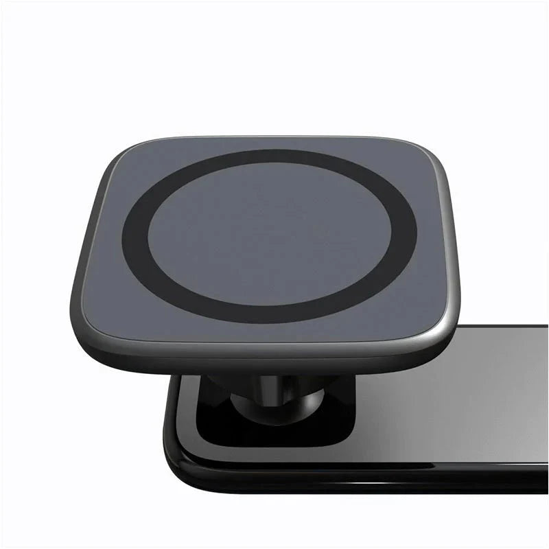TESEVO Multi-Angle Magnetic Phone Mount for Tesla Model 3/Y — Center-Screen Phone Holder, 360° Rotation, Fold-Away Arm