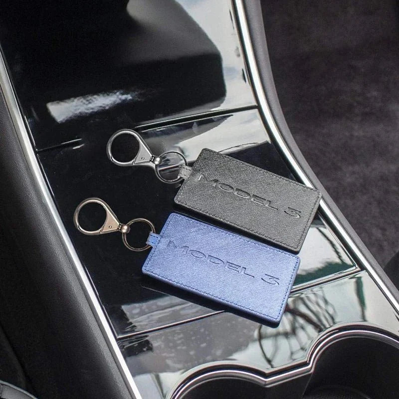 Non-Slip Tesla Key Card Holder Cover for Model 3/Y (Including Model 3 Highland) – Lightweight, Signal-Friendly & Durable Design
