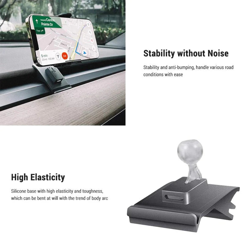 X-Auto Electric Auto-Clamping Flexible Phone Holder for Tesla Model 3 Highland & New Model Y (2020–2025)