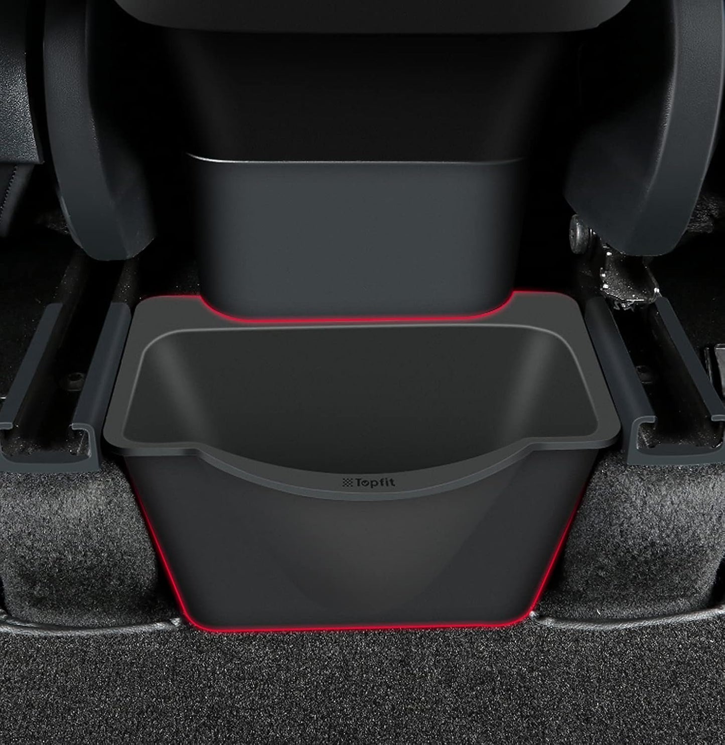 X-Auto Rear Center Console Organizer Storage Box for Tesla Model 3 Highland & Model Y 2020–Present | X-Auto Silicone Backseat Organizer