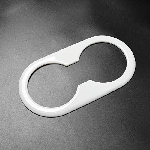 X-Auto Rear Seat Cup Holder Trim Cover for Tesla Model 3 & Model Y – ABS Decorative Frame Protector (Scratch & Dust Resistant)