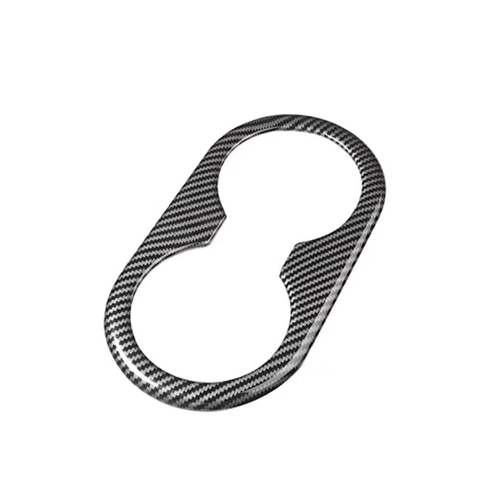 X-Auto Rear Seat Cup Holder Trim Cover for Tesla Model 3 & Model Y – ABS Decorative Frame Protector (Scratch & Dust Resistant)
