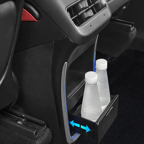 Rear Retrofit Storage Box for Tesla Model Y (2020-2025) – Durable ABS Hidden Organizer, Easy Installation, OEM-Style Fit