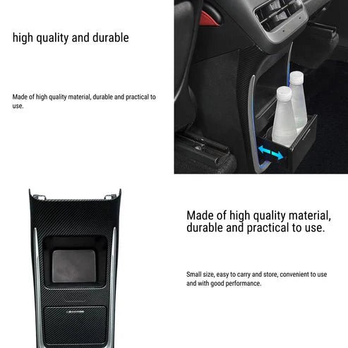 Rear Retrofit Storage Box for Tesla Model Y (2020-2025) – Durable ABS Hidden Organizer, Easy Installation, OEM-Style Fit