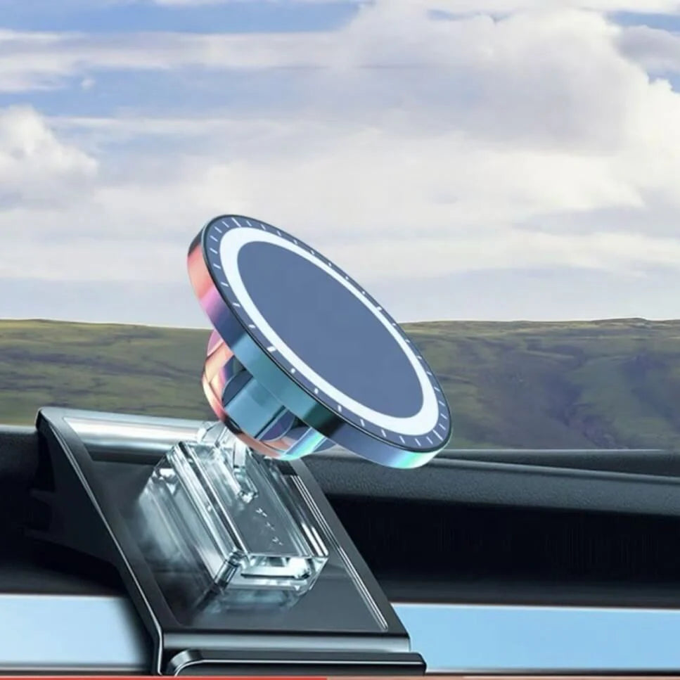 X-Auto Solar Magnetic Phone Holder for Tesla Model 3 & Model Y – Wireless Solar Charging Car Mount