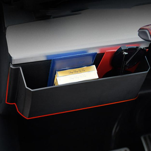 Tesla Model 3 Model Y Steering Wheel Center Console Storage Box – Custom Fit, Durable ABS Organizer