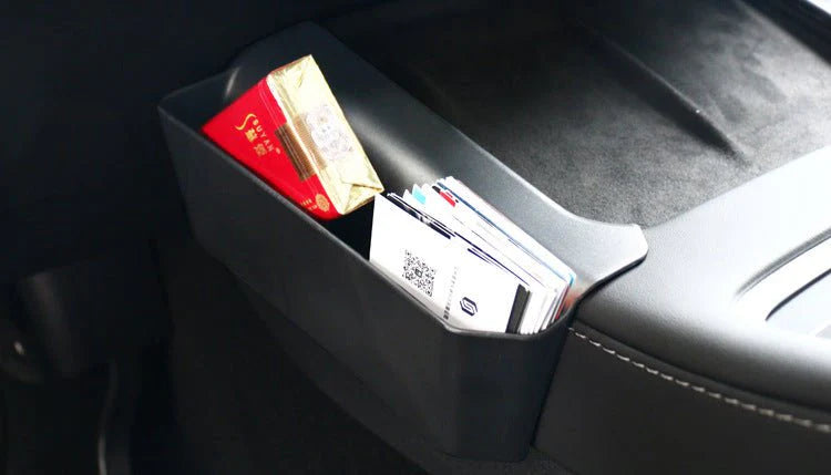 Tesla Model 3 Model Y Steering Wheel Center Console Storage Box – Custom Fit, Durable ABS Organizer