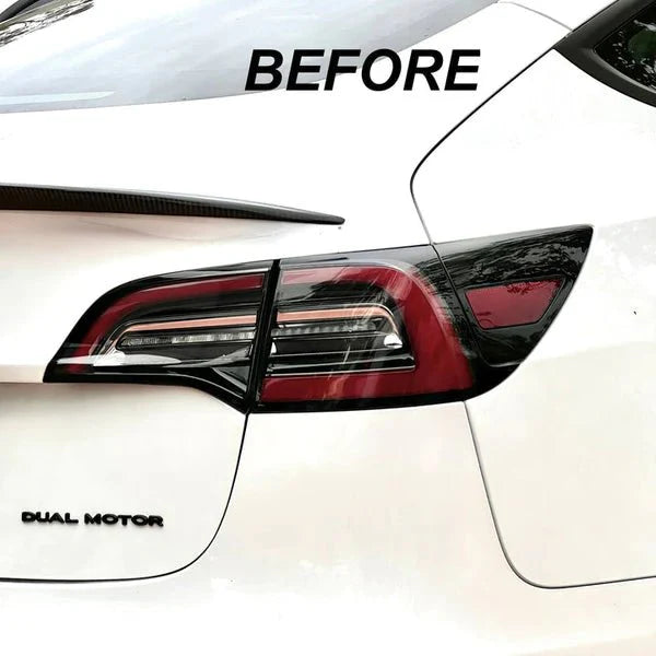X-Auto TPU Tail Light Tint Film Cover for Tesla Model 3 (2017–2023.10) & Model Y (2020–Present)