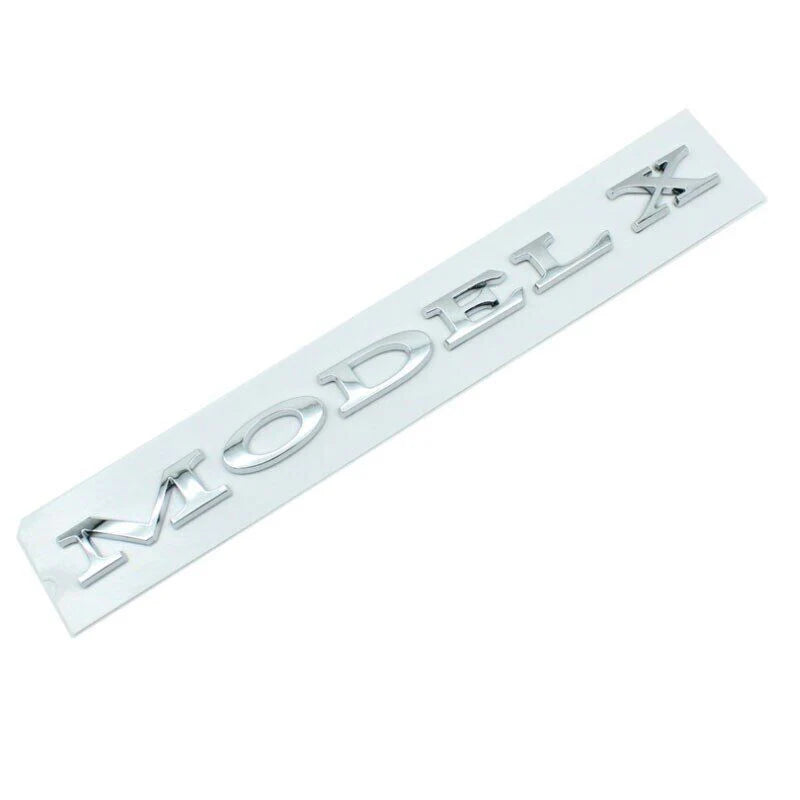 3D Tailgate Logo Letters Rear Emblem for Tesla Model 3/Y/S/X – Premium ABS Blackout TESLA Badge with 3M Adhesive