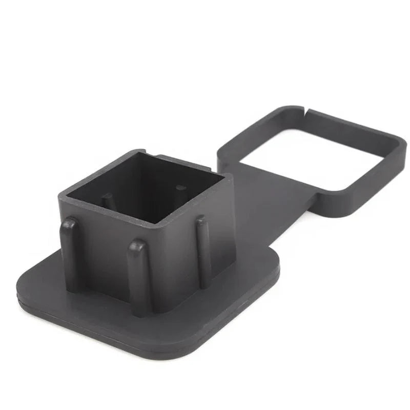 2-Inch Tow Hitch Cover Cap for Tesla Model 3/Y/S/X – Durable Rubber Plug with Retention Strap, Protects Hitch Receiver from Dirt & Rust