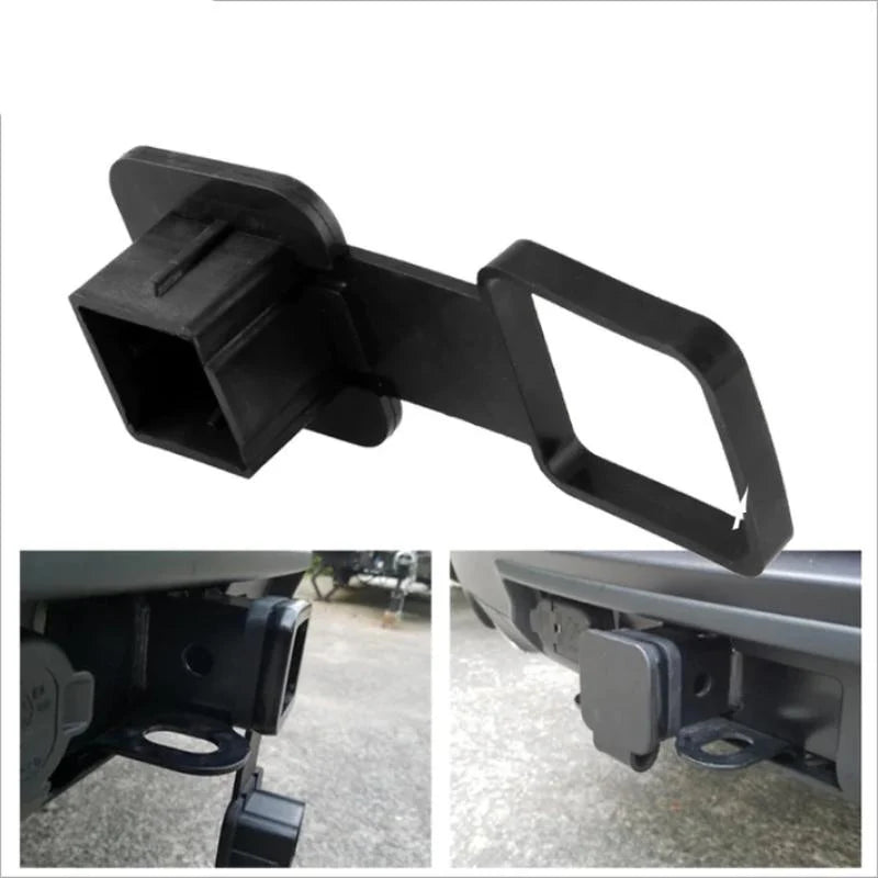 2-Inch Tow Hitch Cover Cap for Tesla Model 3/Y/S/X – Durable Rubber Plug with Retention Strap, Protects Hitch Receiver from Dirt & Rust