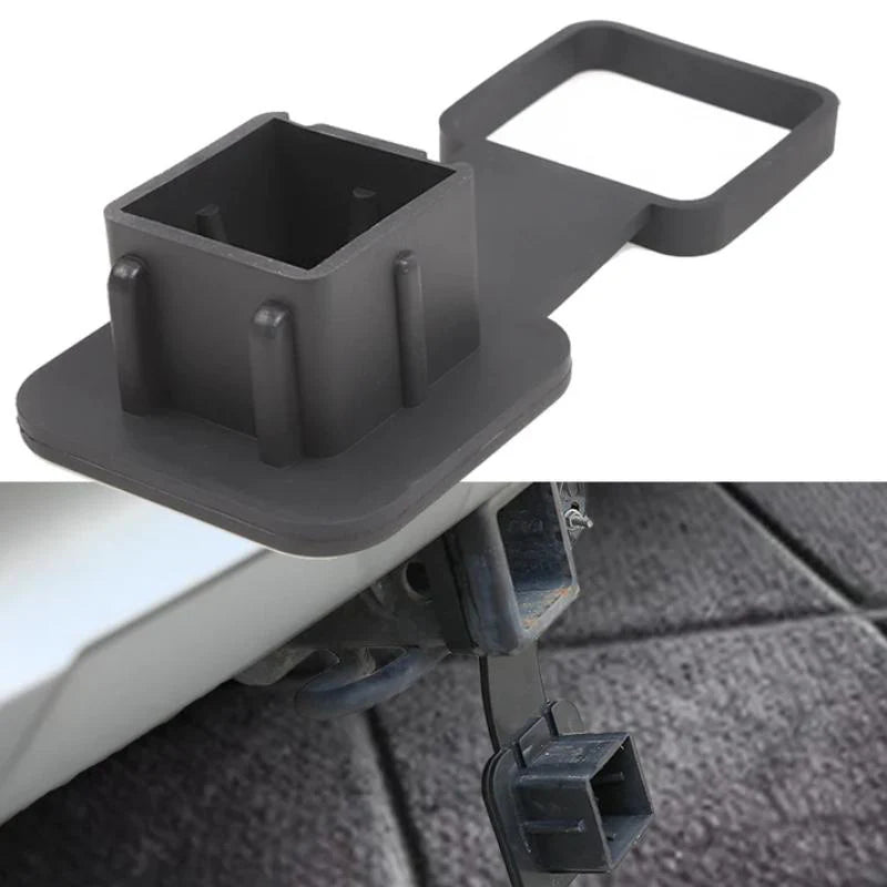2-Inch Tow Hitch Cover Cap for Tesla Model 3/Y/S/X – Durable Rubber Plug with Retention Strap, Protects Hitch Receiver from Dirt & Rust