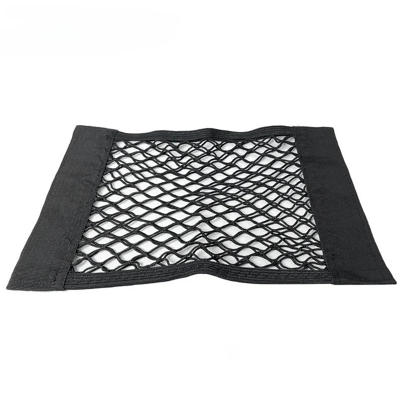 X-Auto Trunk Storage Bag Mesh Cargo Net Organizer for Tesla Model 3/Y/S/X ā Expandable Car Trunk Storage with Velcro Attachment