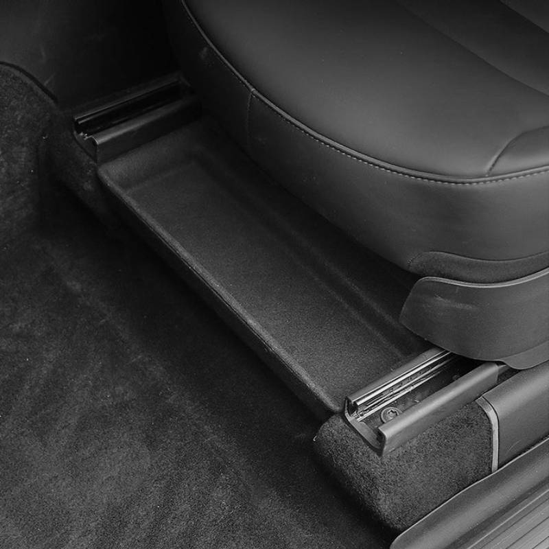 Under Seat Storage Organizer Box for Tesla Model Y (2020–Present) – Hidden Drawer Tray with Felt Lining and Flip Cover X-Auto