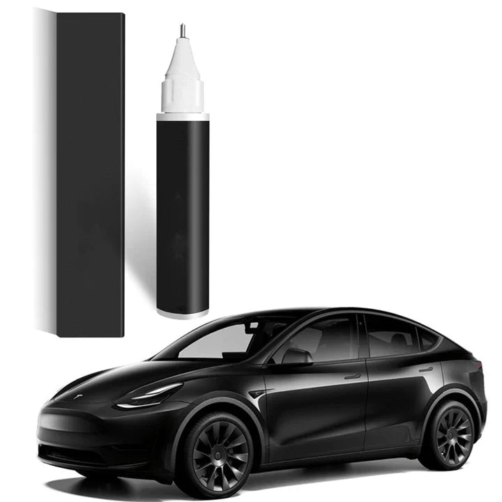 Tesla Wheel Scratch Repair Pen for Model 3/Y/S/X – Quick & Permanent Alloy Rim Touch-Up Paint (Black/Grey/Silver)