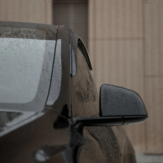 X-Auto Window Visor Sun Rain Guard for Tesla Model 3 (2017–2024) & Model Y (2020–2024), Wind Deflector Vent Shade, Rainproof & UV Protection
