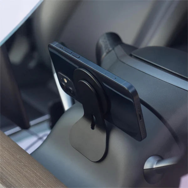 TITA Bend Magnetic Phone Mount for Tesla Model 3 & Model Y | Secure Dashboard Holder with L-Shaped Magnetic Adapter & One-Handed Operation