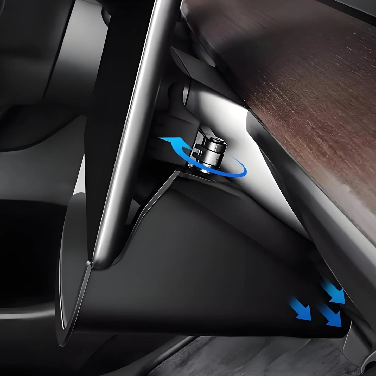 Under Screen Storage Organizer for Tesla Model 3 Highland (2024–Present) & Model Y (2020–Present) – Hidden Dashboard Compartment Box