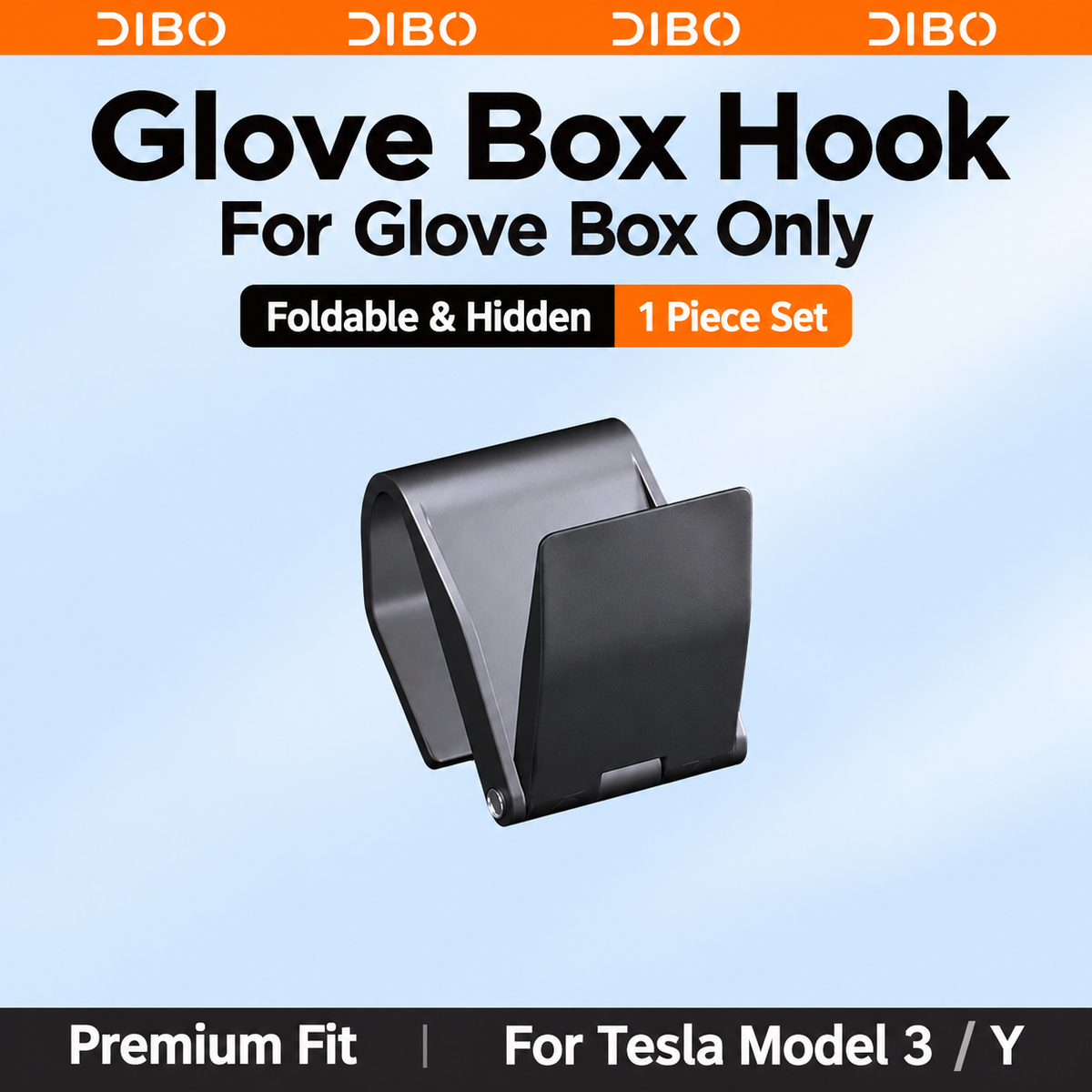 Glove Box Hooks - Black - 1 hook