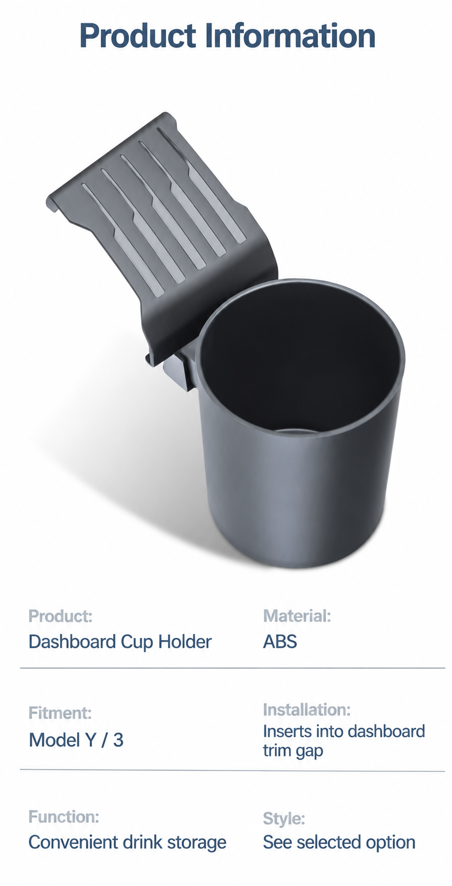 Dashboard Cup Holders - English product details 6