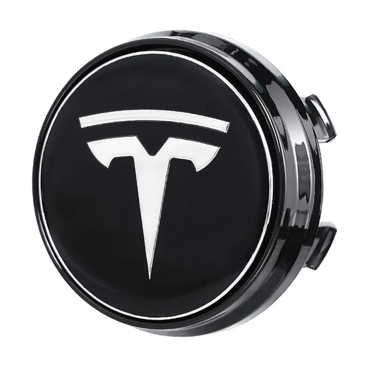 LED Wheel Hub Light Caps with Kinetic Power Generator for Tesla Model 3/Y/S/X (Set of 4) – Battery-Free Glowing Center Caps for Enhanced Safety and Style