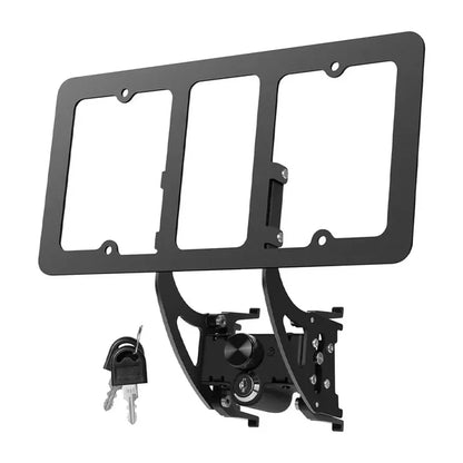 Aluminum Alloy Anti-Theft License Plate Frame with Lock for Tesla Model 3 (2020–2024) & Model Y (2020–2024)