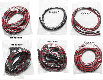 X-Auto Door Rubber Sealing Strip Noise Reduction Kit for Tesla Model 3 & Model Y (2017–2025) – Full-Body EPDM Soundproof Weatherstrip