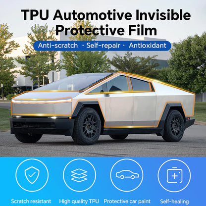 Cybertruck Pre-Cut Full Body TPU Matte Paint Protection Film (PPF) – Complete Vehicle Paint Protection Kit