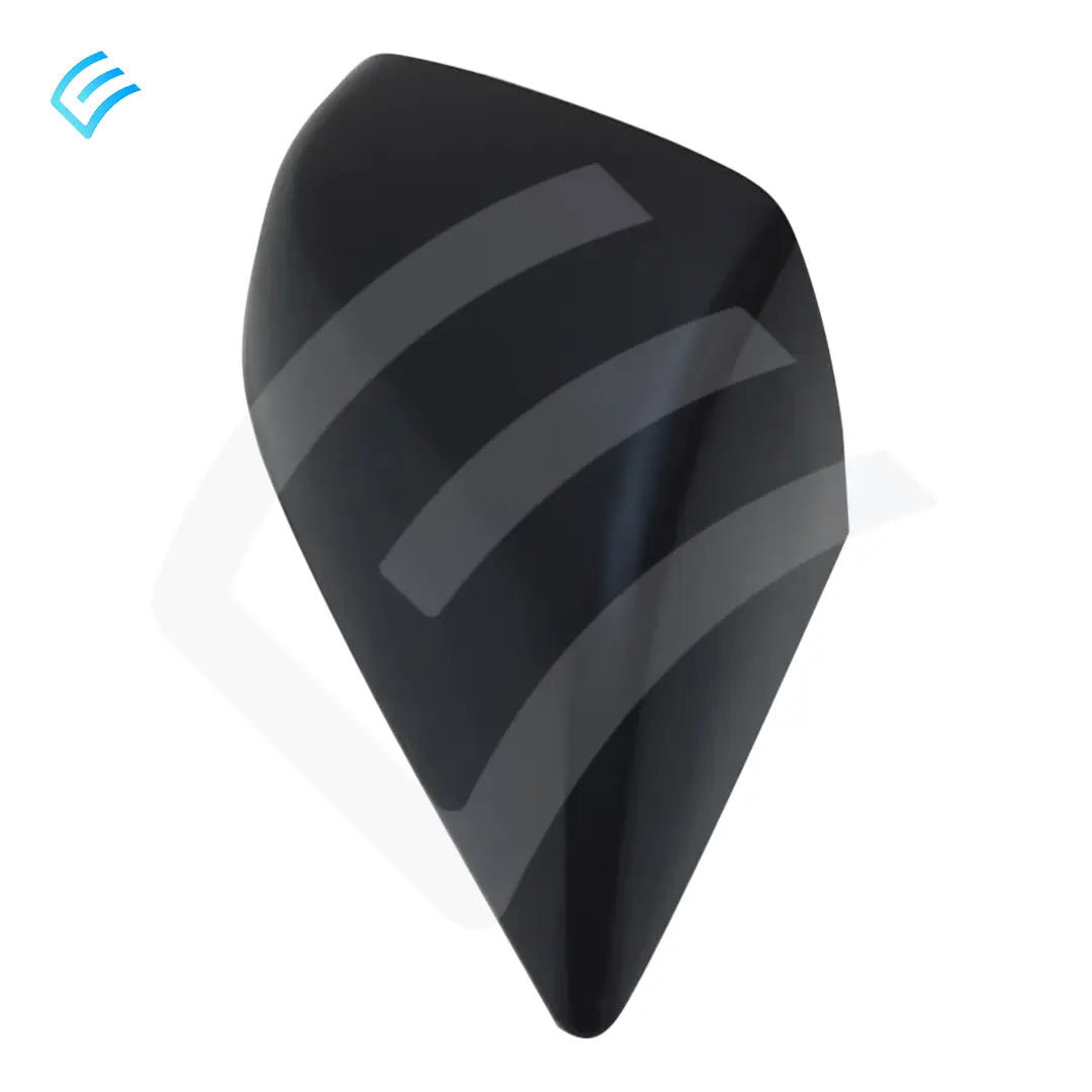 OEM Tesla Model S right-hand exterior mirror skull cap cover, passenger side, unpainted housing cap