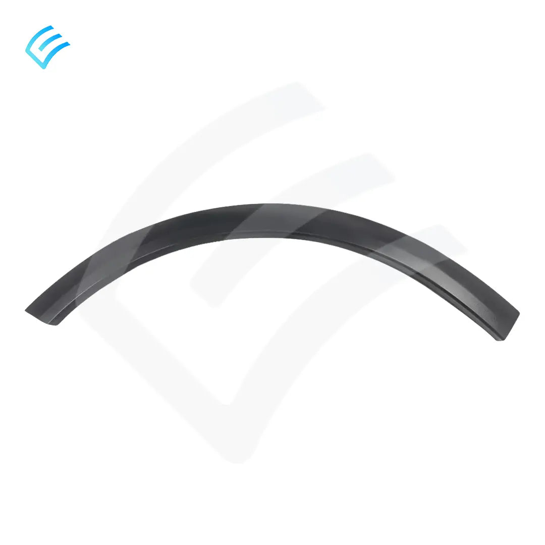 Tesla Model X rear wheel arch door cladding assembly RH 1045895-00-E, outer curved trim view