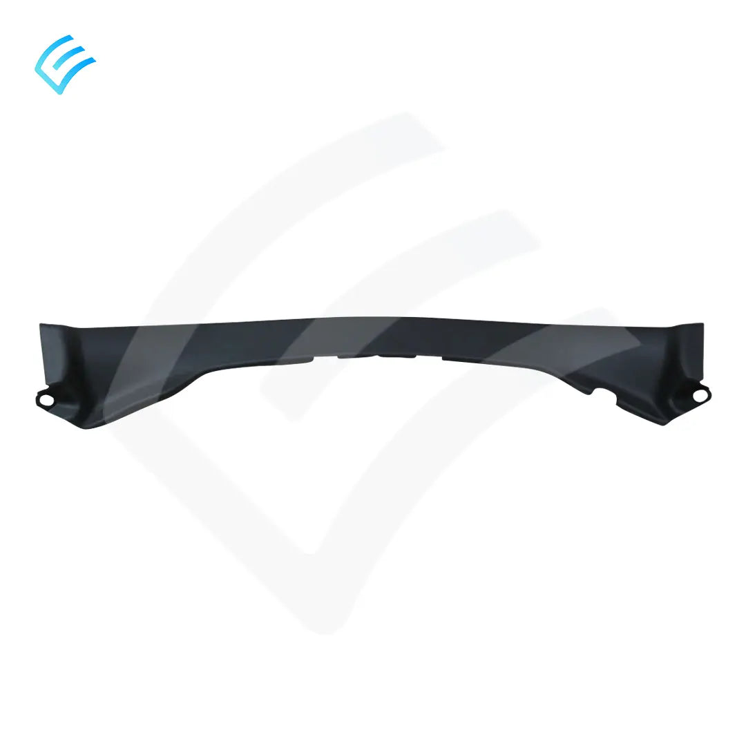 OEM Tesla Model 3 trunk garnish trim 1132812-00-A, exterior face view of trunk edge protector