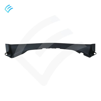 OEM Tesla Model 3 trunk garnish trim 1132812-00-A, exterior face view of trunk edge protector