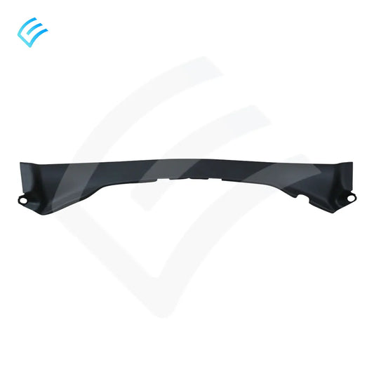 OEM Tesla Model 3 trunk garnish trim 1132812-00-A, exterior face view of trunk edge protector