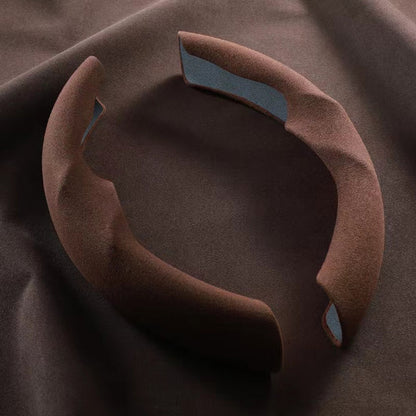 Suede Steering Wheel Cover for Tesla Model 3 & Model Y – Anti-Slip Grip, Enhanced Comfort, Luxury Interior Upgrade