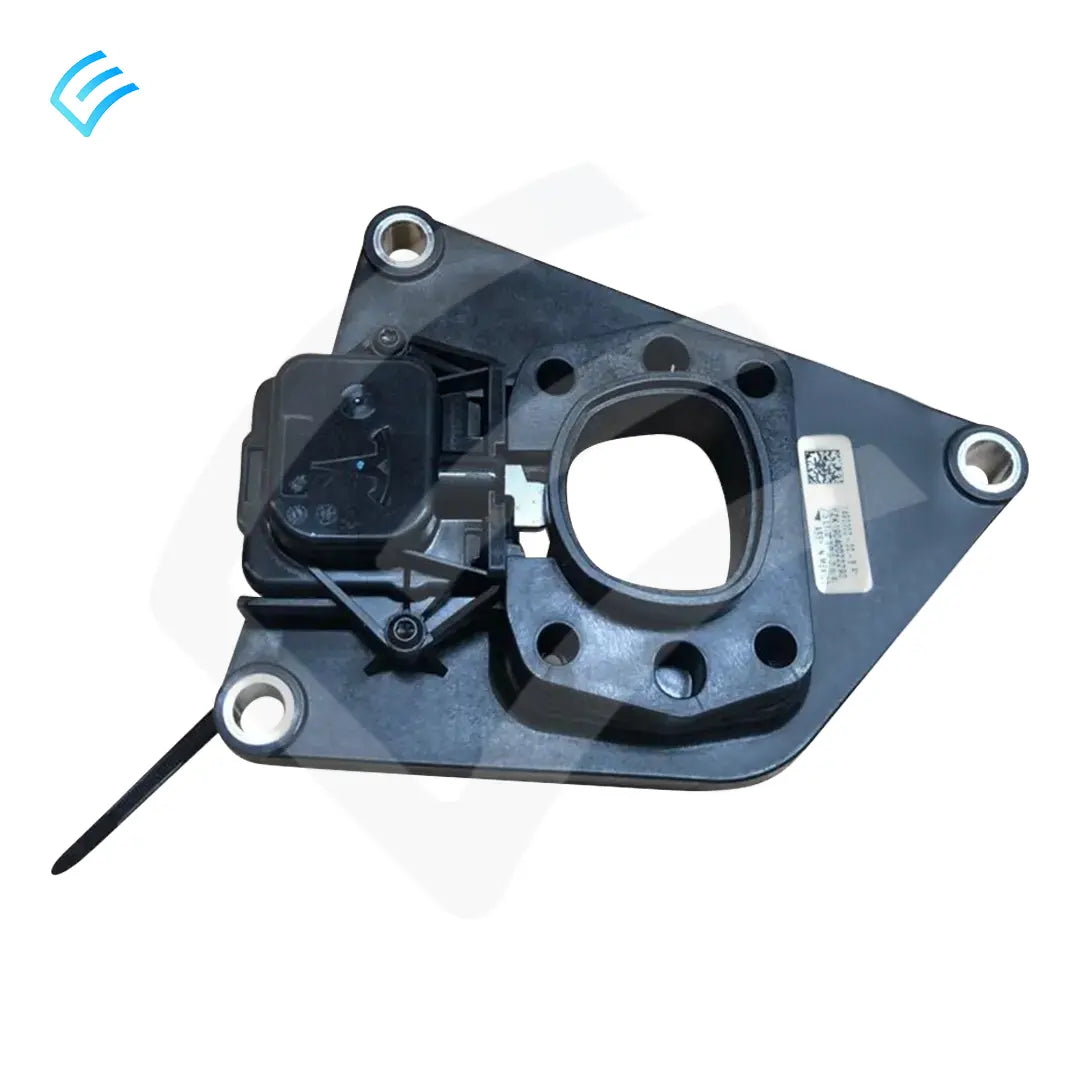 OEM Tesla Model 3 latch sub-assembly service component NA 1492302-10-B, front view with mounting plate