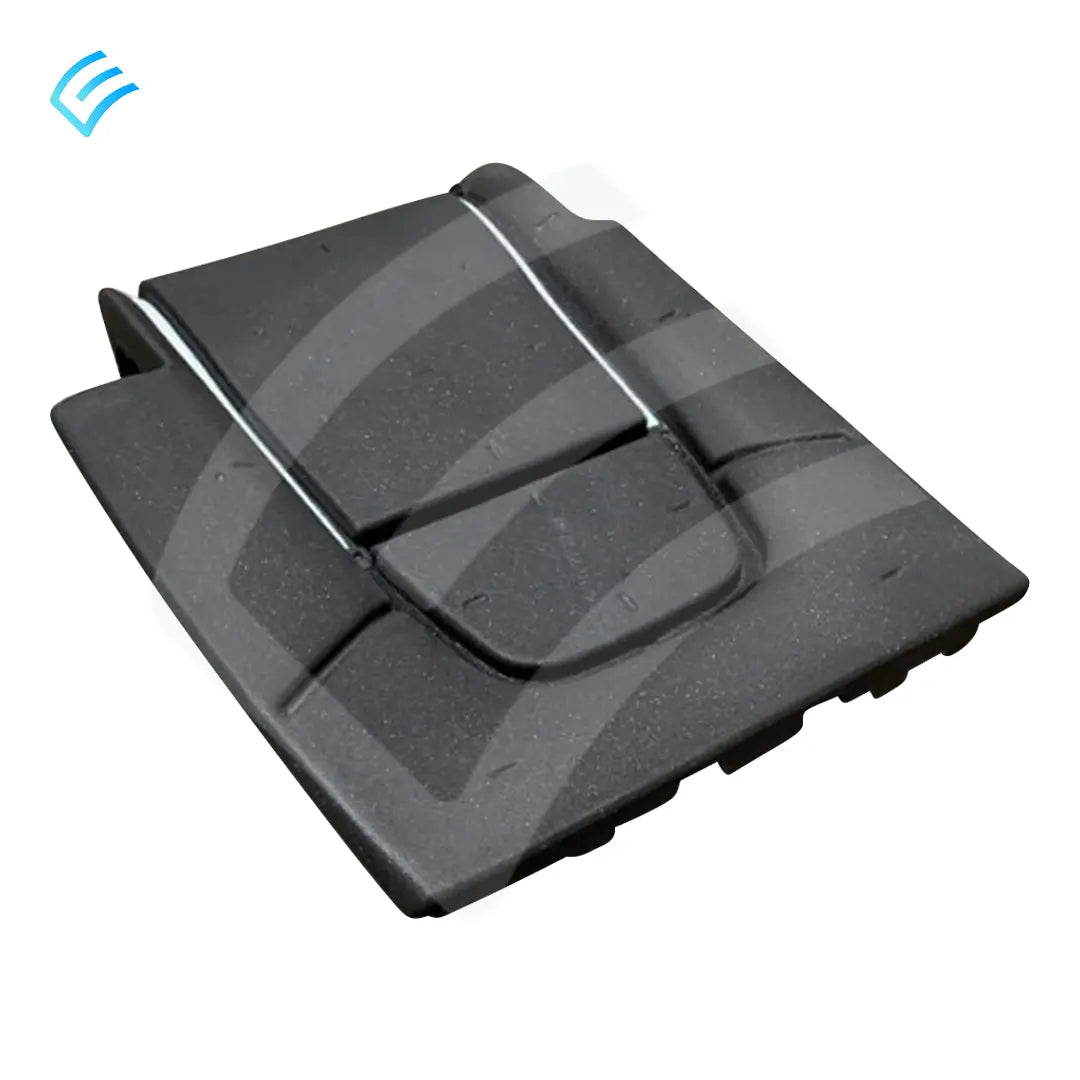 Tesla Model Y second row left-hand seat back foam pad backrest cushion, molded black foam with straps