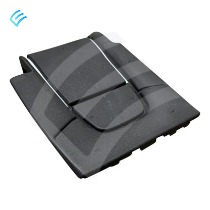 Tesla Model Y second row left-hand seat back foam pad backrest cushion, molded black foam with straps