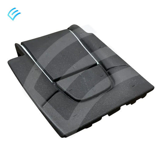Tesla Model Y second row left-hand seat back foam pad backrest cushion, molded black foam with straps