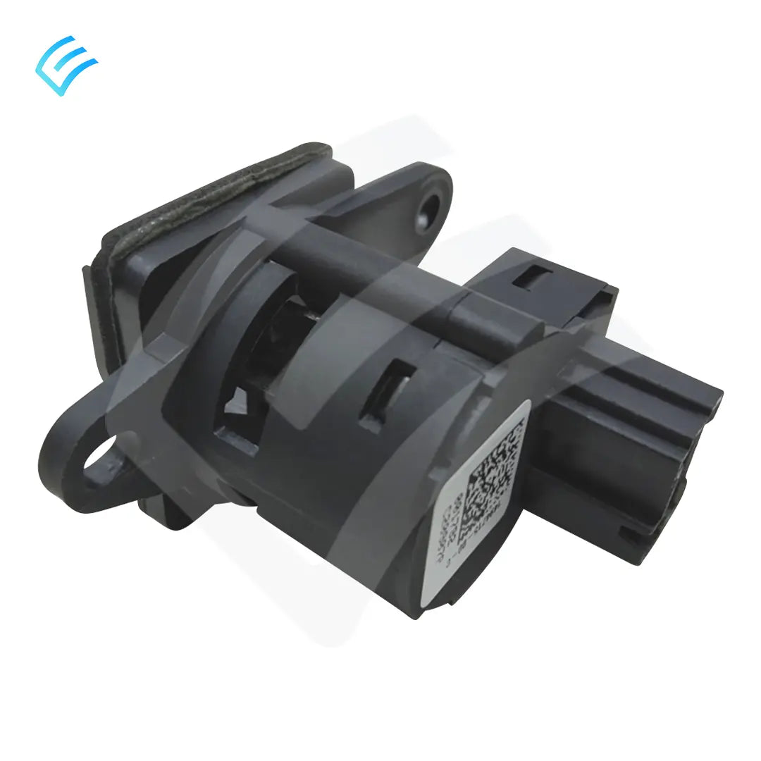 OEM Tesla cabin temperature sensor (fan driven) P/N 1494715-00-D with electrical connector and label