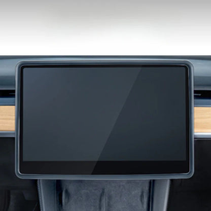 Silicone Edge-to-Edge Screen Protector Bezel Cover for Tesla Model 3 (2020–2024) & Model Y (2020–2024)