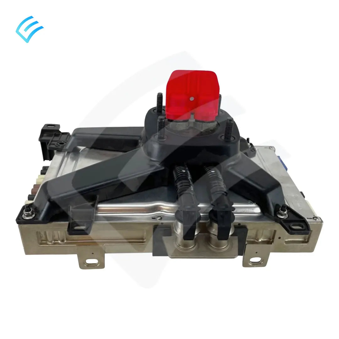 Tesla Model 3 OEM TLA car computer replacement unit with black bracket and red protective cap
