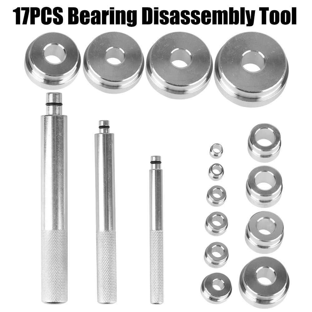 17-Piece Bearing Disassembly Tool Kit, I7PCS bearing disassembly tool kit for easy and efficient bearing removal and installation