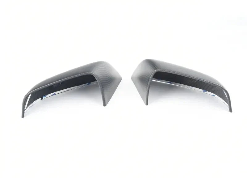 Carbon Fiber Look Mirror Covers for Tesla Model S (2012-2021) – Matte & Gloss Finish, Easy Installation